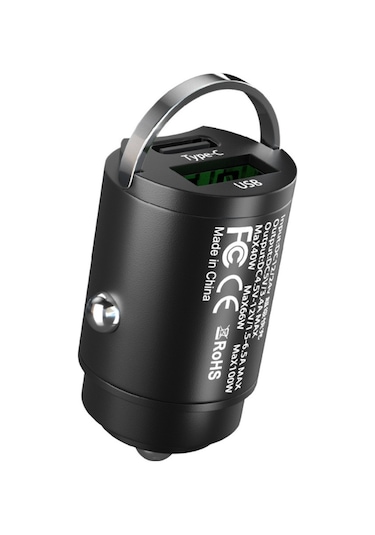 Type C Ve Usb Girişli Çakmaklık Şarj
