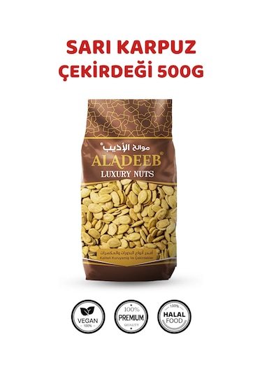 Aladeeb Sarı Karpuz Çekirdeği Kavrulmuş 500 G