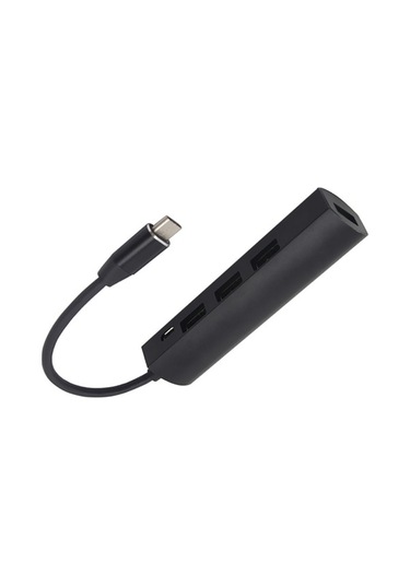Fastbuy Usb-c 3.1 Hub 4 Portlu - 1xusb3.0, 3xusb2.0 - Mikro Usb Besleme - Hızlı Veri Aktarımı - Jw331 Siyah