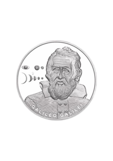 Agakulche Galileo Galılei Gümüş Para
