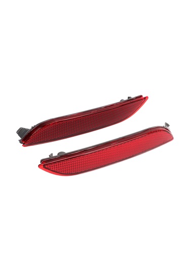 Moveevo Toyota Camry 2018+ Arka Tampon Reflektörü - Kırmızı Lensli, Görünürlüğü Artırır, Oe Numara: 81910-06070, 81920-06060