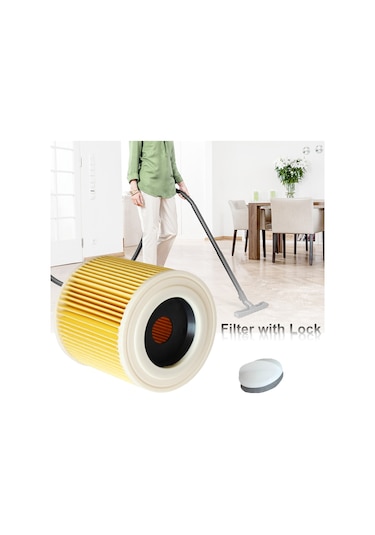 Toz Torbası Karcher Wd3 Wd3200 Wd3300 Mv3,2pcs İçin Uygundur