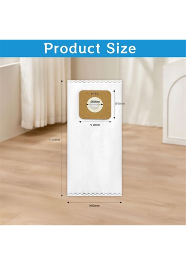 Leasetake Riccar Vacuum Simplicity S20ezm İçin 12 Paket Vakum Torbası Tip A, 2000/4000 Serisi İçin Simplicity Vakum Torbası Tipi