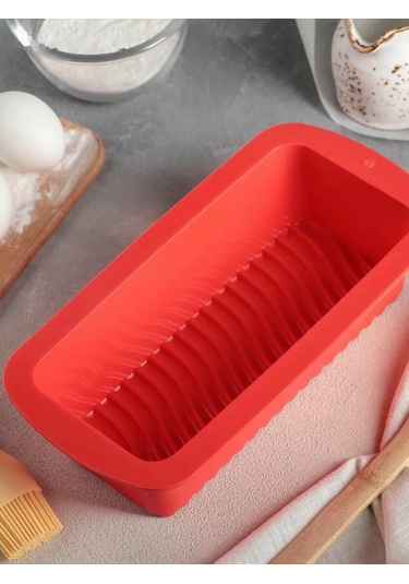Fınky Ekmek Pişirme Silikon Kalıbı 387870638 KIrmızı