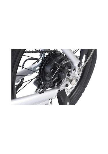 Alba Fold X Premium Katlanır Elektrikli Bisiklet Gümüş Lcd Gösterge 12.8ah Batarya, Hd Fren Antrasit - Gri