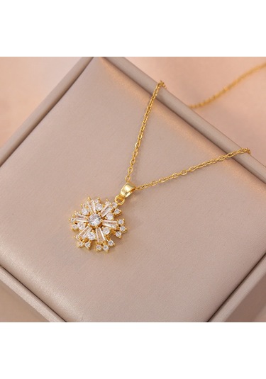 Bayan Kolye: Moda Estetiği Titanyum Çelik Kolye No.373 Çok REnkli