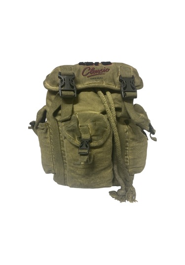 Kaliteli Tek Gözlü Vintage Disayn Unisex Sırt Günlük Okul Gezi Kamp Trekking Çantası Kc Ahtapot Bag Siyah