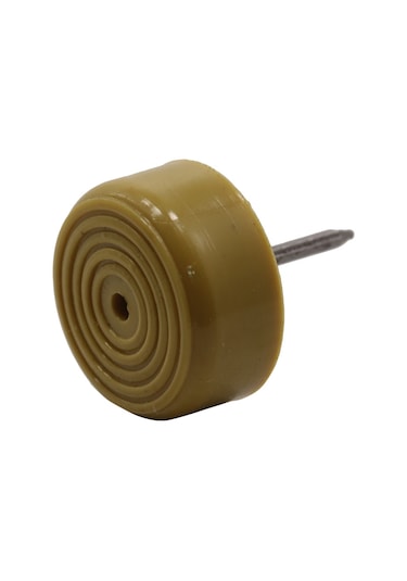 Çap 25X10 MM Elastomer Çivili Tapa(Beyaz-Kayın)