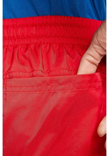 Nike Sportswear Men's Woven Short Erkek Astarlı Deniz Şortu Kırmızı Kırmızı