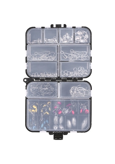 Ebitda 256 Parçalık Profesyonel Balıkçılık Seti - Kancalar, Ağırlıklar, Fırdöndüler Ve Aksesuarlar - Balıkçılık Hediyesi