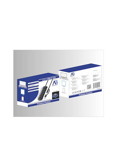 Uhp03-017 Apollobell 4-in-1 Usb-a-hub