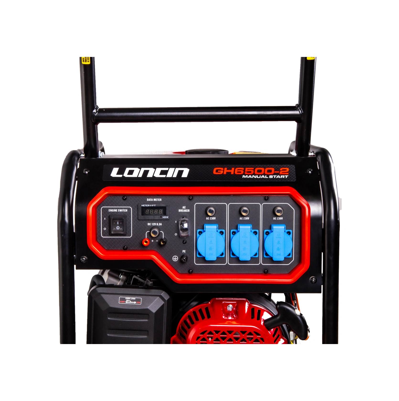 Loncin Gh6500-2 Eur5 Benzinli İpli Monofaze Jeneratör 6 Kw