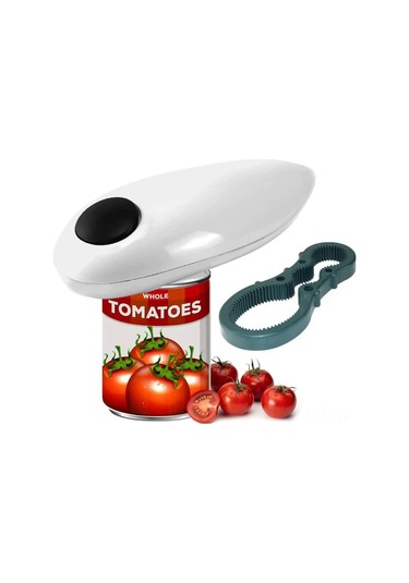 Tenfowee Elektrikli Kutu Açıcı, Tüm Boyutlardaki Konserveleri Otomatik Açar, Yaşlı Ve Arkitle Hastaları İçin Uygun, 360 Kesim, Tırnaklı Kenar Yok, Kolay Temizleme Diğer