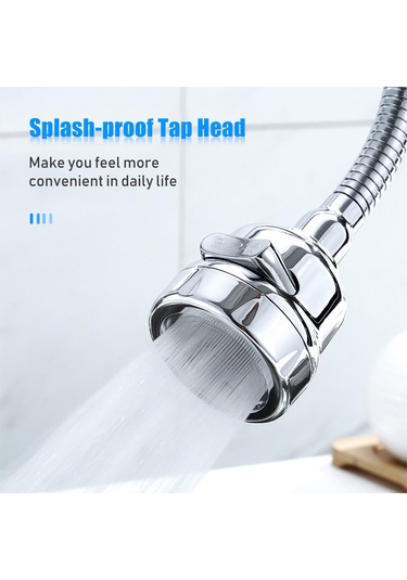 Kosona Havuz Muslukları İçin Sabit Borulu 360 Döner, 3 Su Modu Duş/şişe/duş+şişe , Sprey Önleyici, Basınçlı, Ayırtılabilir Musluk Uzatma Bağıcığı Diğer