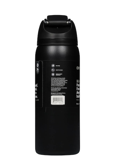 Owala 32 Oz 946 Ml Freesip Çift Katmanlı Paslanmaz Çelik Termos Kilitli Kapak Siyah