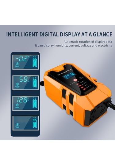 Dancemonkey 12v 6a Akıllı Şarj Cihazı - Araba, Kamyon Motosiklet Aküleri İçin Hızlı Şarj