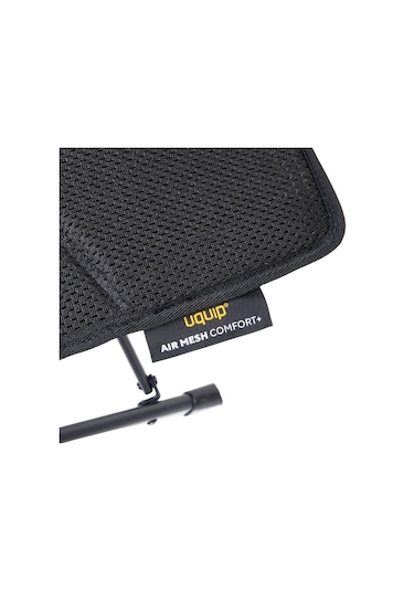 Uquip Finley Comfort+ Black Edition Kamp Sandalyesi Ayak Uzatma Aparatı Siyah