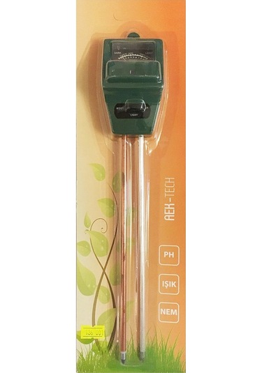 Aek-Tech Toprak Nem Ph ve Işık Ölçer 3'Ü Bir  Arada