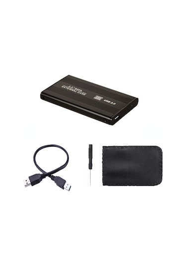 2.5" USB 2.0 Harici SATA Harddisk HDD-SSD Kutusu