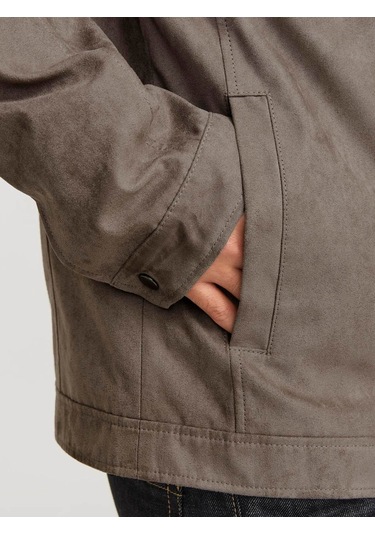 Jack & Jones Jjedylan Shacket Noos Erkek Ceket 12268609 Kahverengi