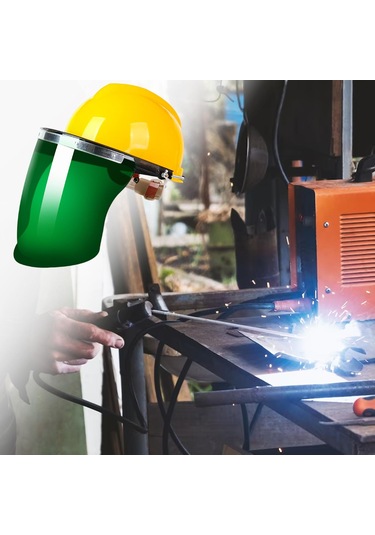 Suntek Kaynak Davlumbazları Pc Mercek Alüminyum Parantez Yeşil