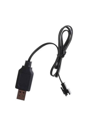 4.8V Oyuncak Araba Için Usb Siyah Soketli Şarj Cihazı