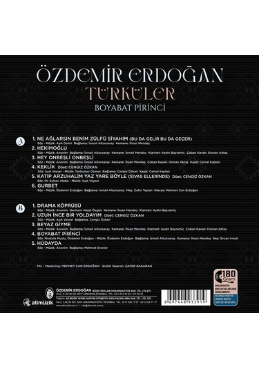 Özdemir Erdoğan - Türküler Plak