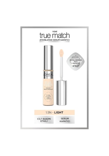 L'Oréal Paris True Match Aydınlatan Serum Kapatıcı - 1.5N 11 ML