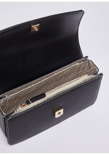 Liu.jo Aa6073e1012 Leather Kadın Omuz Çantası Siyah