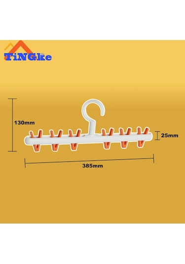 Orange-6 Klipler Elbise Mandalları Kurutma Askısı Rüzgar Geçirmez Kıyafet Rafı Cloth Plastik Rüzgar Geçirmez Ev Gereçleri 47128832