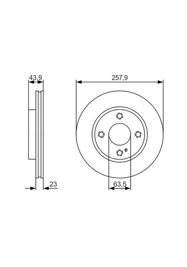 Ford Fiesta 1.5Tdci 2012-2017 Bosch Ön Disk 2 Adet