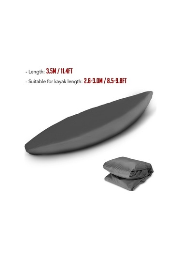 Flybuy Uv Tekne Su Profesyonel Kılıfı Kayak Kano Gri Geçirmez Evrensel Lo
