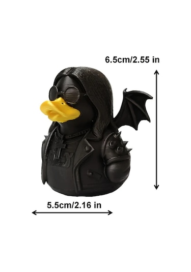 Fochsia Siyah Ördek Masa Üstü Aksesuarı Ofis Oda Dekoru Rock Tarzı