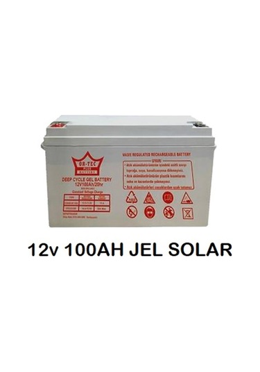 Or-tec Akü 100 Ah Solar Akü