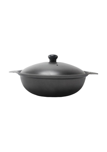 1 Adet Güçlü Döküm Demir Güveç Sarı Haşlanmış Tavuk Pilav Tencere Kapaklı Diğer