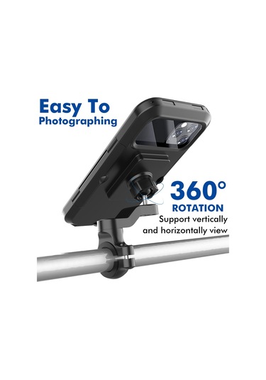 Hl-69 Bisiklet Gidon Cep Telefonu Tutucu Dağı Su Geçirmez Telefon Kılıfı Bisiklet Motosiklet Dokunmatik Ekran Tutucu Braketi