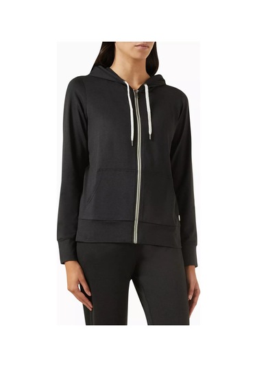 Vuori Halo Hoodie 2.0, Dreamknit & 4 Yönlü Esnek Konfor Siyah