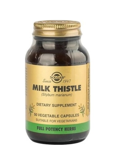Solgar Milk Thistle 100 MG 50 Kapsül