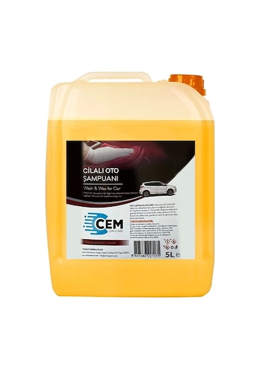 Cem Car Care Cilalı Oto Şampuan 5 Lt