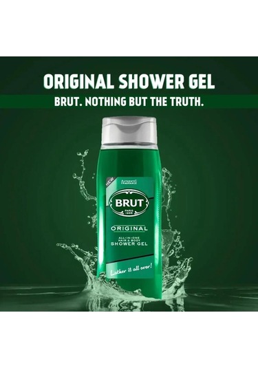 Brut Original Hair&body Shower Gel 500 Ml X 2 Adet Duş Jeli Çam - Deniz Rezenesi