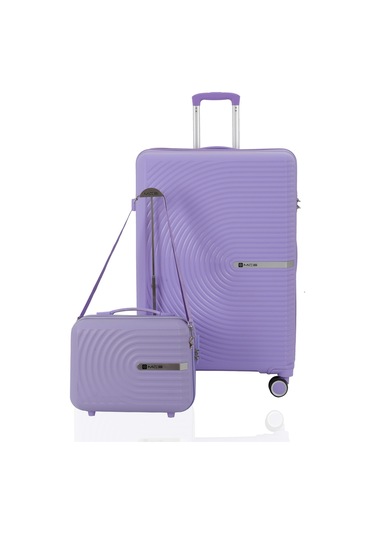 Mçs Polipropilen 2li Valiz Seti Büyük & Makyaj V374 S24sy1000076-set 00025 Lila