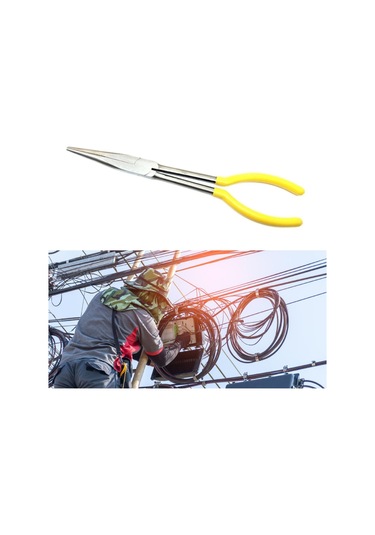 Homyl Uzun Uzanmalı Pense Kavrama Tamir Kıvılcım Dümdüz