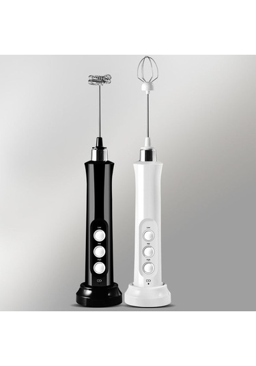 Pazly Cbtx Mini Kablosuz El Şarjlı Karıştırıcı Süt Köpürtücü Siyah, Küçük Mutfak Asistanı Siyah