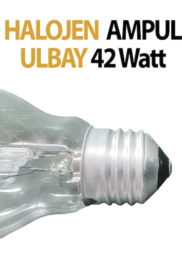 Halojen Ampul 42 Watt Dimmer Uyumlu