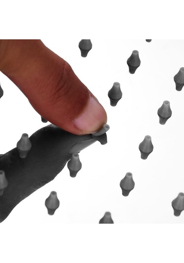 Fause El Duş Başlığı 304 Çelik Metal Kare Ke104 Krom