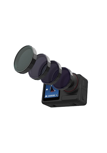 Dji Osmo Action 5 Pro , 4 Ve 3 Filtre Seti - Cpl + Nd8 + Nd16+n32