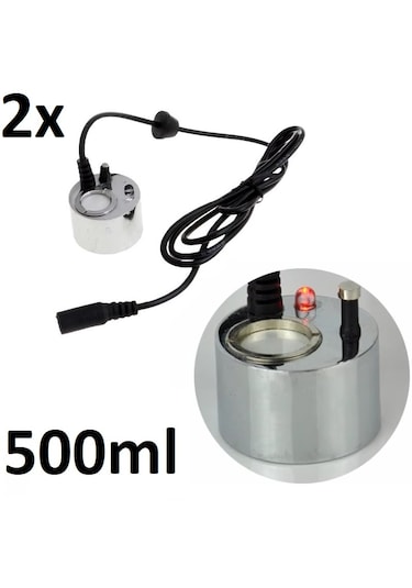 Yate10 500ml 2adet Metal Soğuk Buhar Üreteci, Kuluçka Nem Nozulu