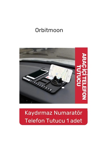 Yeni Seri Kaydırmaz Numaratör Çizdirmez Çok Fonksiyonlu Araç İçi Torpido Telefon Tutucu