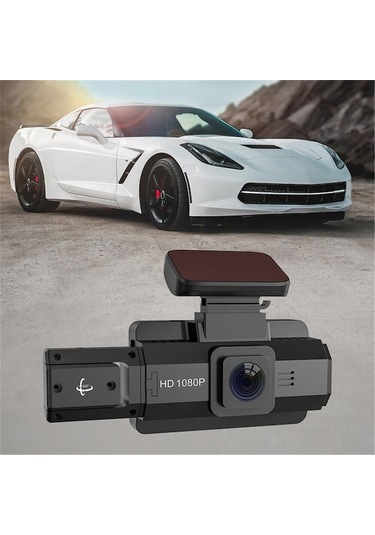 Novahub Çift Sürüş Kaydedici, 3.0 Ekran, 170 Geniş Açılı, Hareket Algılayıcı, Araba İçi Dvr