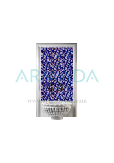 Armada Çini 60X100 CM Ac 60 Papatya Serigraf Türk Hamamı Pano